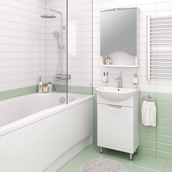 Мебель для ванной Runo Фортуна 50 напольная фото 1