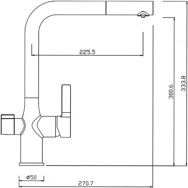 Смеситель Iddis Pure PURSBFLi05 для кухонной мойки фото 3