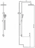 Душевая стойка Caprigo Parts 99-560-crm фото 2