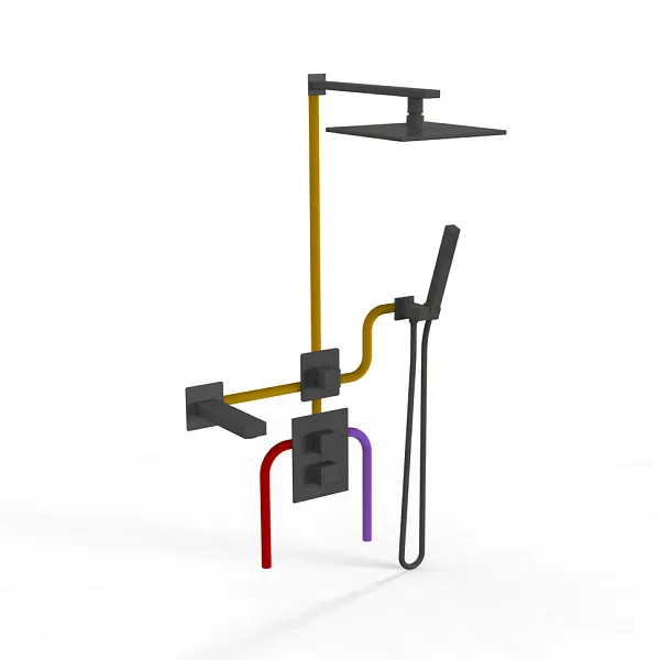 Душевой комплект PAINI Grazia 21PZSET36911THSHBATH фото 2