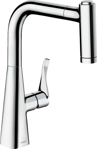 Смеситель Hansgrohe Metris M71 73800000 для кухонной мойки фото 1
