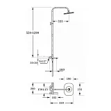 Душевая стойка Maretti Lorenza LR21RYN842 фото 3
