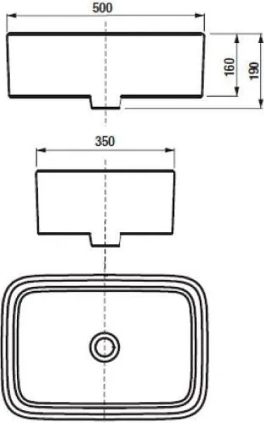 Раковина Roca Mila 50 см 32700B000 фото 4