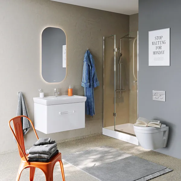 Зеркало Aqwella Soul 55x100 SOUL0255 с подсветкой фото 3