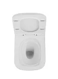 Унитаз подвесной Iberica Blanca Toledo Alto IB.TLA.234.1B1 безоободковый с микролифтом фото 11