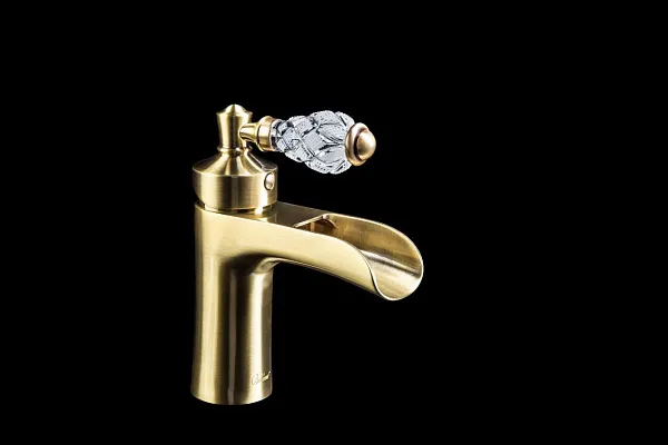 Смеситель Boheme Vogue Crystal 201-CRST для раковины фото 2
