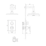 Комплект смесителей Lemark Contest LM5829CW фото 2