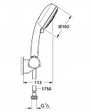 Душевой гарнитур Grohe Tempesta 27584002 фото 2