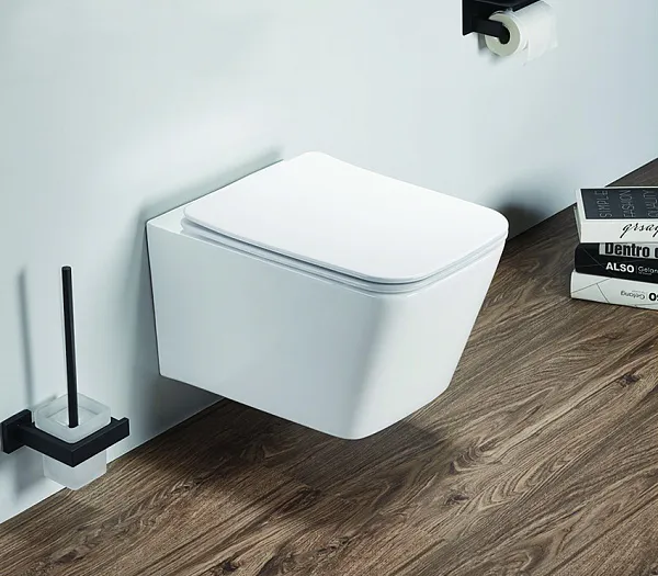 Унитаз Azario Nova AZ-2216 SP подвесной безободковый с сиденьем микролифт фото 2