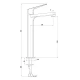 Смеситель для раковины PAINI Bari RTCR205LL фото 4