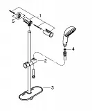 Душевой гарнитур Grohe Tempesta 27609001 фото 3