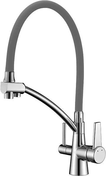 Смеситель Lemark Comfort LM3071C-Gray для кухонной мойки фото 1