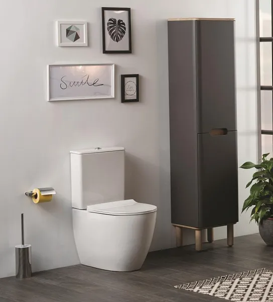 Унитаз-компакт VitrA Sento 9830B003-7203 напольный безободковый с микролифтом фото 3