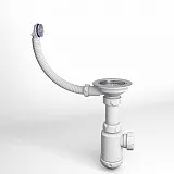 Сифон GranFest СФ-0003 для кухонной мойки фото 1