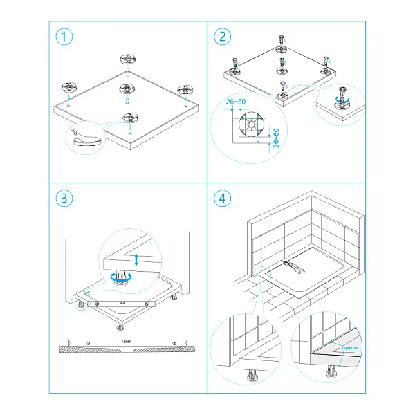 Душевой поддон RGW Stone Tray 16155099-01 фото 16