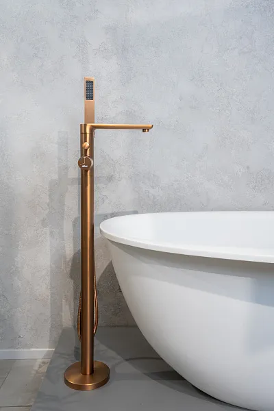 Смеситель для ванны с душем ABBER Rund AF8715MRG фото 4