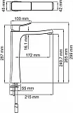 Смеситель WasserKRAFT Aller 1063H для раковины-чаши фото 3
