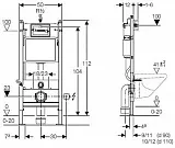 Инсталляция для унитаза Geberit Duofix 111.153.00.1 фото 2