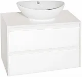 Тумба с раковиной Style Line Монако 80 подвесная осина белая фото 2