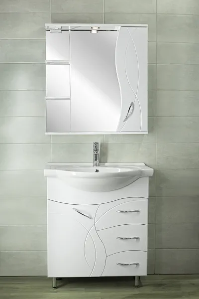 Тумба с раковиной Style Line Амелия 75 см ЛС-00002281 фото 1