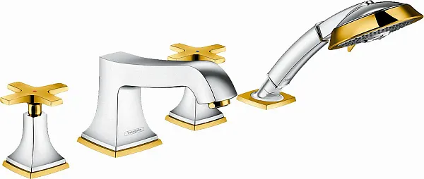 Смеситель Hansgrohe Metropol Classic 31449090 на борт ванны фото 1