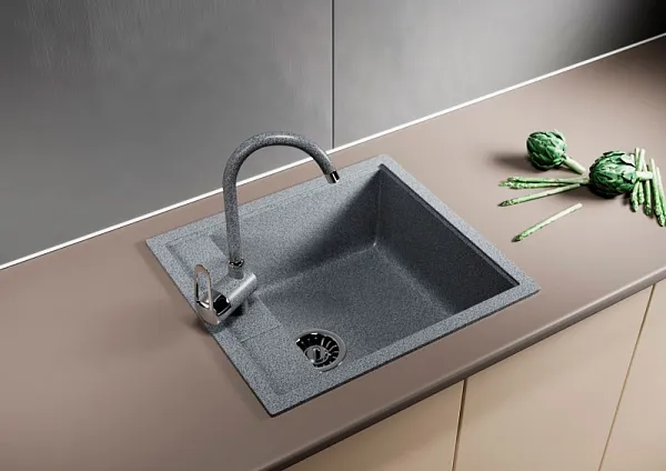 Кухонная мойка Mixline ML-GM28-309 Темно-серая 533511 фото 4