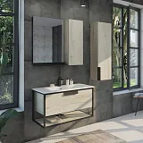 Зеркало Comforty Бонн 88x80 00-00001951CF с полочкой фото 2