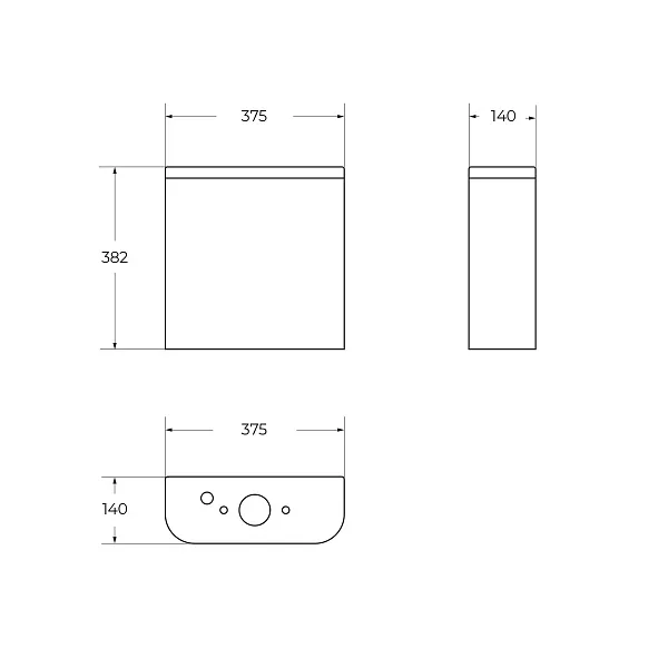 Бачок BelBagno Steam BB130T фото 3