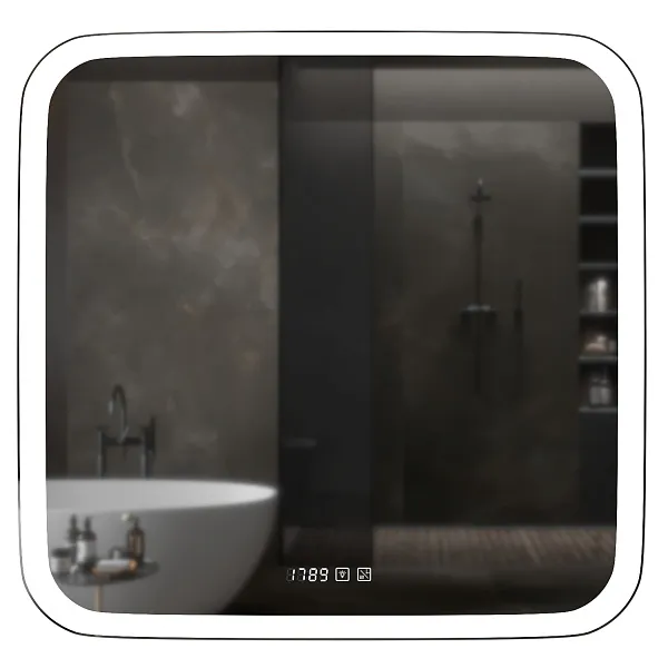 Зеркало Mixline Стив-3 68,50x70 4620001989904 с подсветкой фото 1