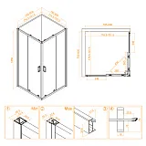 Душевой уголок с поддоном RGW Classic 32093488-11 фото 2