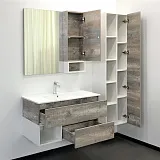 Зеркало Comforty Турин 88x80 00004136265CF правая с полочкой фото 4