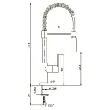 Смеситель для кухонной мойки PAINI Le Mans 90CR557LLPE2SKM фото 13