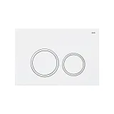 Клавиша смыва Iddis Unifix UNI03WCi77 белая матовая фото 1