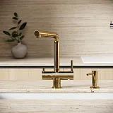 Смеситель для кухонной мойки Sancos Spin SC4015ZG фото 3