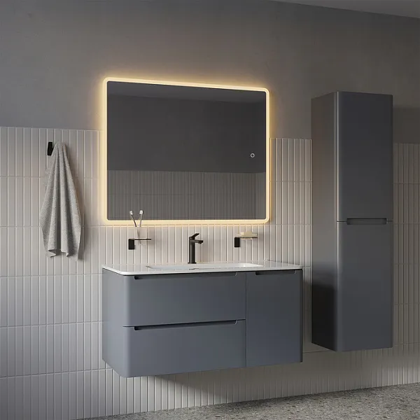 Зеркало Iddis Uniq 80x100 4690576141120 с подсветкой фото 5