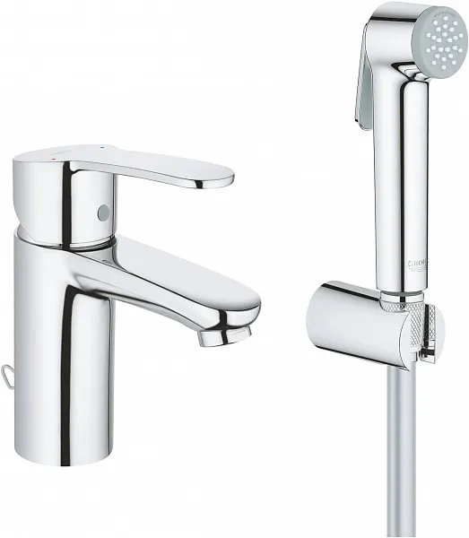 Смеситель Grohe Eurostyle Cosmopolitan 23953003 для раковины с гигиеническим душем фото 1