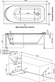 Экран для ванны Aquanet Nord 170 см 169202 фото 2
