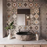 Зеркало Mixline Алон радиус 70x50 4620077046815 с подсветкой фото 3