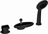 Смеситель Bravat Niagara Black F5140197BM-RUS на борт ванны фото 1