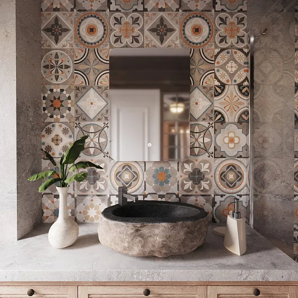 Зеркало Mixline Алон радиус 70x50 4620077046815 с подсветкой фото 3