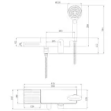 Смеситель Lemark Unibox LM6914CW для ванны с душем фото 2
