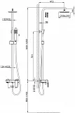 Душевая стойка D&K Berlin.Technische DA1433725A02 фото 2