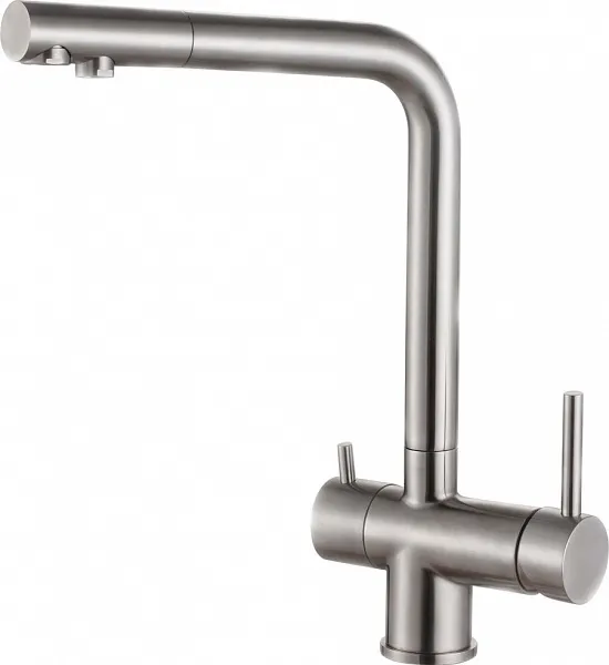 Смеситель ZorG Inox SZR-7039 для кухонной мойки фото 1
