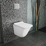 Унитаз OWL 1975 Eter Ruta-H OWLT190203 подвесной безободковый с микролифтом фото 5