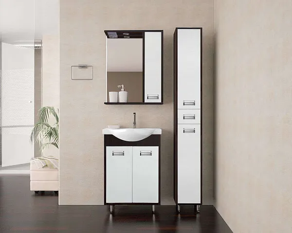 Зеркало Style Line Эко Стиль 60x83 ЛС-00000088 правое с полочкой и подсветкой фото 3