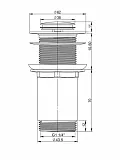 Донный клапан для раковины Wellsee Drainage System 182138000 белый фото 2