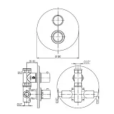 Встраиваемый смеситель PAINI Cox 78PJ690TH фото 7