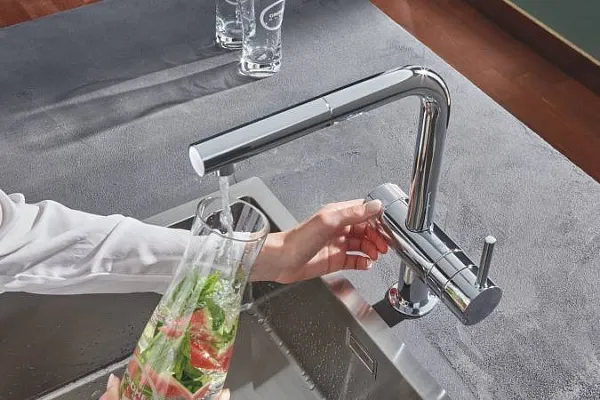Смеситель Grohe Blue Pure Minta 31721000 для кухонной мойки фото 9