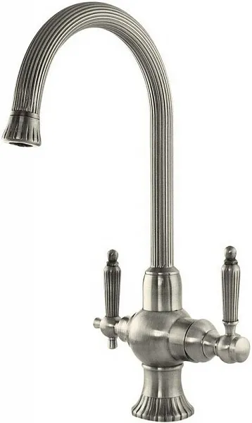 Смеситель ZorG Sanitary ZR 352 YF SATIN для кухонной мойки фото 1