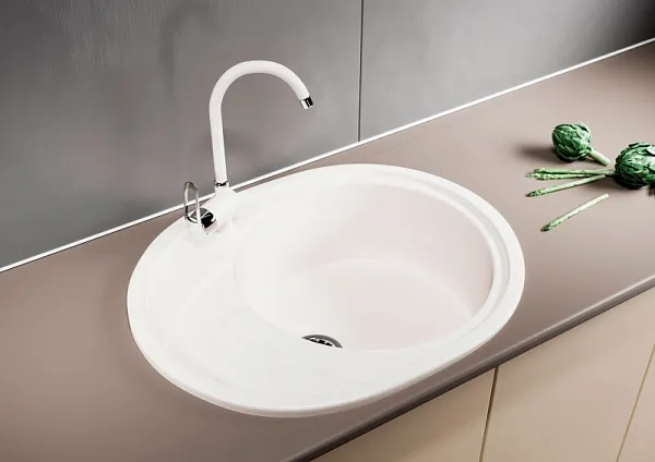 Кухонная мойка Mixline ML-GM17-331 Белая 525123 фото 4